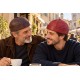 Bonnet Docker Cuir Marron – Bonnet Biker Miki Court Réglable
