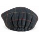 Casquette Plate Bleu Gris à Carreaux – Casquette Anglaise Laine Hiver