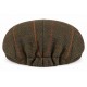 Casquette Plate Vert Kaki Orange à Carreaux – Casquette Anglaise Laine Hiver
