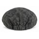 Casquette Plate Cuir Gris Daim Suédine Homme Réglable