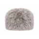 Toque Fourrure Femme Grise – Bonnet Russe en Fausse Fourrure