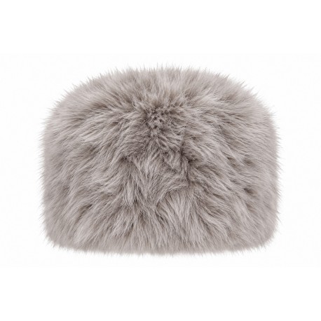 Toque Fourrure Femme Grise – Bonnet Russe en Fausse Fourrure