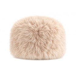Toque Fourrure Femme Beige – Bonnet Russe en Fausse Fourrure