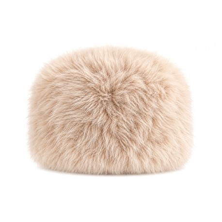 Toque Fourrure Femme Beige – Bonnet Russe en Fausse Fourrure