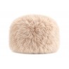 Toque Fourrure Femme Beige – Bonnet Russe en Fausse Fourrure