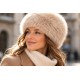 Toque Fourrure Femme Beige – Bonnet Russe en Fausse Fourrure