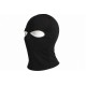 Fine Cagoule Noire 2 Trous en Coton – Passe-Montagne Moto Ski