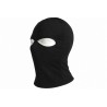Fine Cagoule Noire 2 Trous en Coton – Passe-Montagne Moto Ski