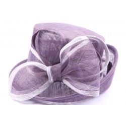 Chapeau Cérémonie Fayan en sisal Mauve ANCIENNES COLLECTIONS divers