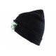 Bonnet JBB Couture Noir avec revers et impression BONNETS JBB COUTURE