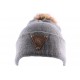 Bonnet NY gris avec pompon ANCIENNES COLLECTIONS divers