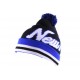 Bonnet NY Noir et Bleu avec pompon ANCIENNES COLLECTIONS divers