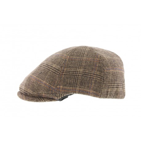 Casquette Herman Bec de canne en tartan Marron ANCIENNES COLLECTIONS divers