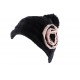 Bonnet Pompon Lya Noir Dentelle Beige ANCIENNES COLLECTIONS divers