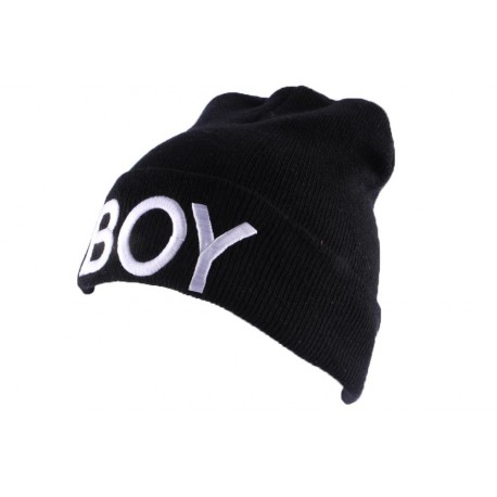 Bonnet à revers Noir BOY par JBB Couture ANCIENNES COLLECTIONS divers