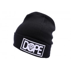 Bonnet JBB Couture Noir DOPE avec Revers ANCIENNES COLLECTIONS divers