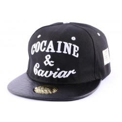 Snapback JBB Couture Noire Cocaine & Caviar ANCIENNES COLLECTIONS divers