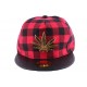 Snapback JBB Couture Carreaux Rouge et Noir ANCIENNES COLLECTIONS divers