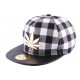 Snapback JBB Couture Carreaux Noire et Blanc ANCIENNES COLLECTIONS divers