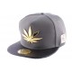 Snapback JBB Couture Grise avec plaque dorée ANCIENNES COLLECTIONS divers