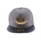 Snapback JBB Couture Grise avec plaque dorée ANCIENNES COLLECTIONS divers