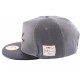 Snapback JBB Couture Grise avec plaque dorée ANCIENNES COLLECTIONS divers