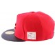 Snapback JBB Couture Rouge avec feuilles ANCIENNES COLLECTIONS divers