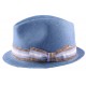 Chapeau Billy en paille Toyo Bleu ANCIENNES COLLECTIONS divers