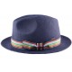 Chapeau Butch en paille Toyo Bleu ANCIENNES COLLECTIONS divers