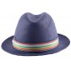 Chapeau Butch en paille Toyo Bleu ANCIENNES COLLECTIONS divers