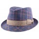 Chapeau Grady en tissu bleu ANCIENNES COLLECTIONS divers