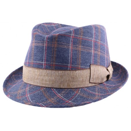 Chapeau Grady en tissu bleu ANCIENNES COLLECTIONS divers