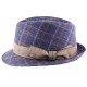 Chapeau Grady en tissu bleu ANCIENNES COLLECTIONS divers