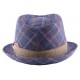 Chapeau Grady en tissu bleu ANCIENNES COLLECTIONS divers