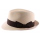 Chapeau Panama Adam en coloris Ecru ANCIENNES COLLECTIONS divers