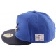 Snapback JBB Couture Bleue avec Feuille Dorée ANCIENNES COLLECTIONS divers