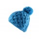 Bonnet à pompon Serac Bleu électrique BONNETS Léon montane