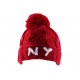 Bonnet à Pompon Winter NY Rouge BONNETS Léon montane