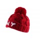 Bonnet à Pompon Winter NY Rouge BONNETS Léon montane