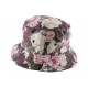 Bob JBB Couture Tissu imprimé Fleur Rose ANCIENNES COLLECTIONS divers