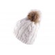 Bonnet Nyls Création Blanc avec pompon ANCIENNES COLLECTIONS divers