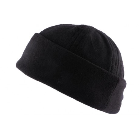 Bonnet Docker Noir en tissu polaire ANCIENNES COLLECTIONS divers