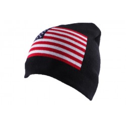 Bonnet Biker Noir Drapeau USA ANCIENNES COLLECTIONS divers