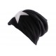 Bonnet Biker oversize Noir avec étoile BONNETS divers