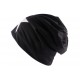 Bonnet Biker oversize Noir avec étoile BONNETS divers