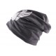 Bonnet Biker Oversize Gris avec tête de mort ANCIENNES COLLECTIONS divers