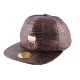 Snapback JBB Couture Marron/or Croco ANCIENNES COLLECTIONS divers