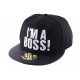 Snapback JBB Couture Noir I'm Boss ! ANCIENNES COLLECTIONS divers