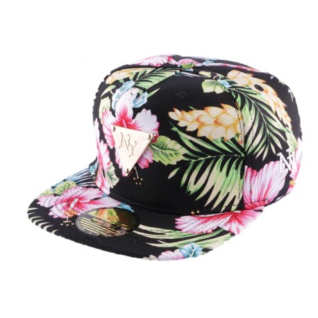 Snapback NY Florale avec plaque ANCIENNES COLLECTIONS divers