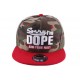 Snapback Sorry I'm Dope Camo visère rouge ANCIENNES COLLECTIONS divers